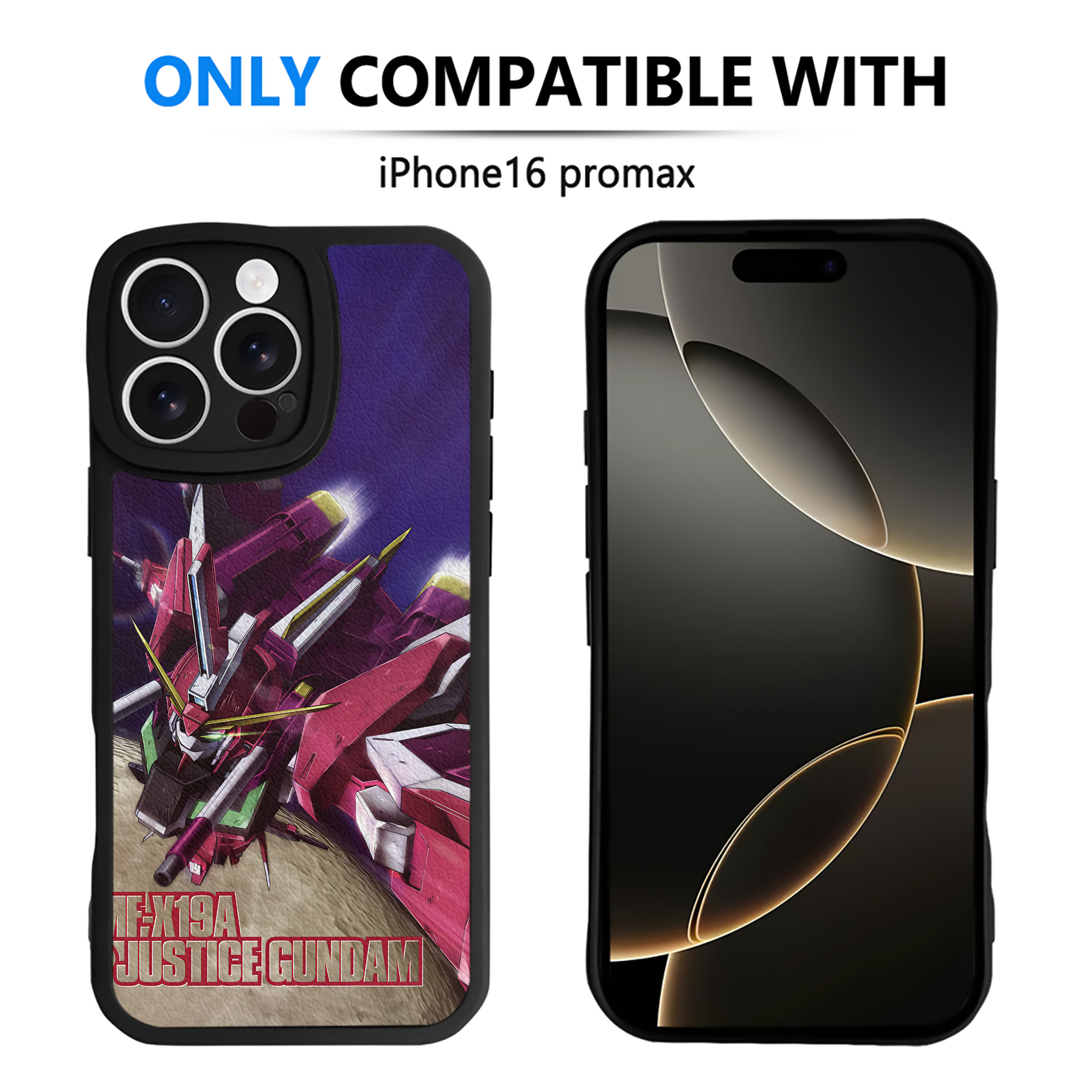（画像用） 機動戦士ガンダム Mobile Suit Gundam 【iPhone 16シリーズ対応】シリコンスマホケース（レザー調） 材質：シリコン